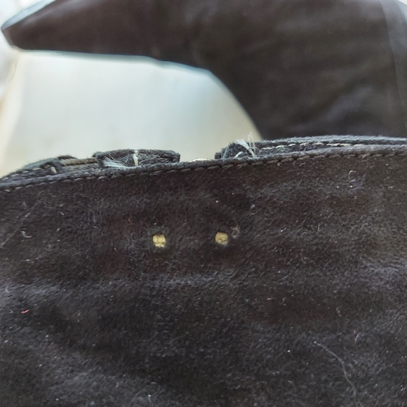 Santorini Suede Heeled Slouchy Boots - Picture 12 of 14